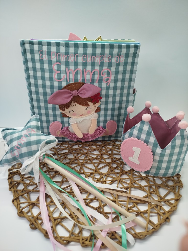 libro sensorial personalizado para bebé